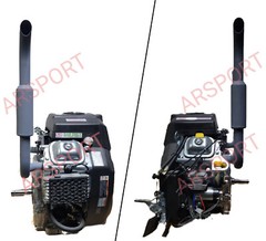 Exhaust pipes mufflers For Predator 670cc V-Twin, Small tractors Exhaust.