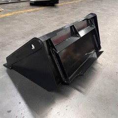 AGT 32 inch Toothless Bucket for Mini Skid Steer Loader Bucket Without Teeth