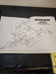 Bush Hog 2610 2615 Flex Wing Rotary Cutter Mower Operators Manual 2/88 ORIGINAL!