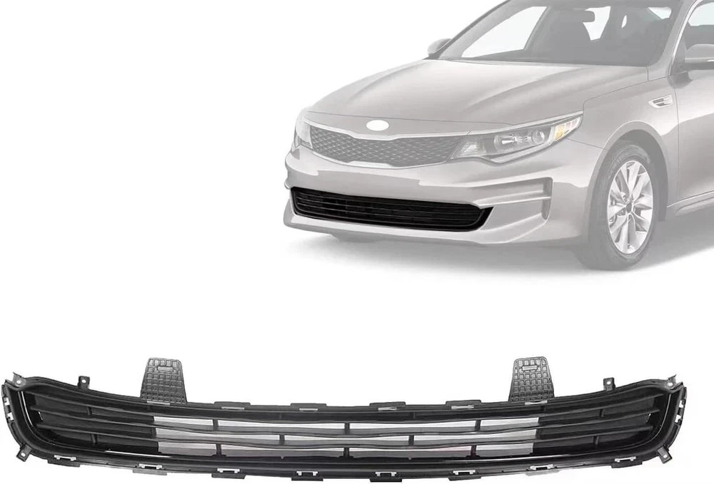 Front Bumper Lower Grille Compatible with 2016 2017 2018 Kia Optima EX LX Matte