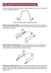 Seat Slider , Seat Mounting Track Assembly Kit , Universal fit for Most After…