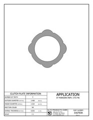 Steel Replaces Various manufacturers see interchange below Alto 316703A