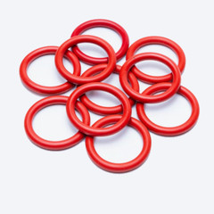 15pcs 3.53mm wire diameter 34.52-59.92mm OD Red o-ring Silica gel seal circle