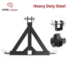 3Pt 2″ Drawbar Adapte Trailer Hitch Tow Drawbar For Category 1 Tractor 3 Point