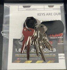 Forklift Replacement Keys (11 Key Set) Fits Multiple Different Models