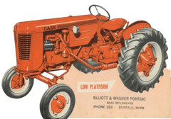 New J. I. Case VAC-14 All Purpose Tractor Color Brochure Low Seat 2 Plow Power
