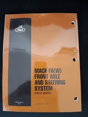 2006 MACK FA FRONT AXLE & STEERING SERVICE SHOP REPAIR WORKSHOP MANUAL 12-101