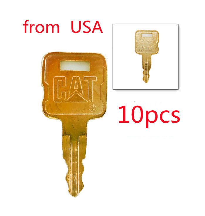 10pcs Golden Keys For case CAT Caterpillar Heavy Equipment Ignition Key 5P8500
