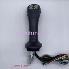 Excavator modified 4 button wood grabbing electronic control joystick handle*