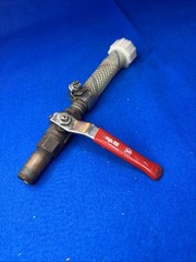 3/8” Marine Brass Valve With Hose Made In Italy DN 10 PN 64w-16g