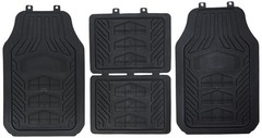 Plasticolor Honda WeatherPro 4-Pc Black Floor Mat Set for Cars, Trucks, SUVs
