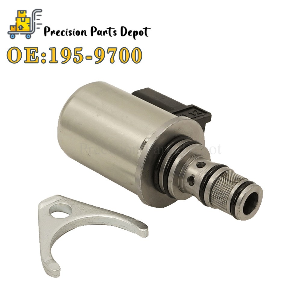 12V Solenoid Valve 195-9700 Fit CAT 216B 226B 232B 236B 242B 246B 247B 248B 252B