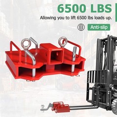 Forklift Trailer Hitch Receiver 2” Tow Hitch Attachments for Dual Pallet Fork