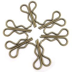 12 Pcs Heavy Duty Hitch Pins Clip R Clips Spring Bronze M3x60mm-12pcs,