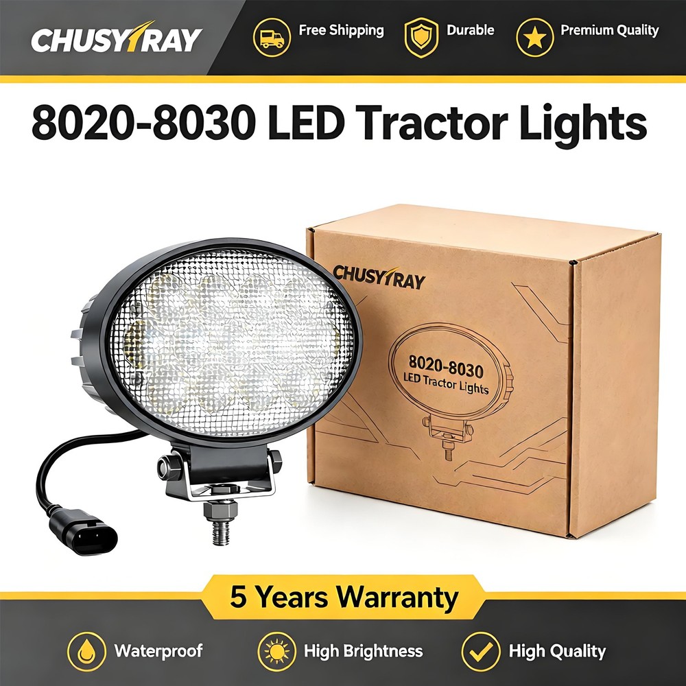 65W 5200LM LED Work Light Headlight For Deere 7720 7820 7920 7630 7730 7830 7930