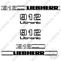 Fits Liebherr 912 Decal Kit Excavator Replacement Sticker Set Decals – 3M Vinyl!