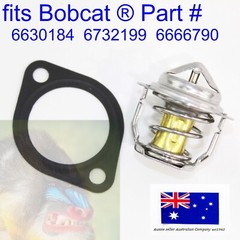for Bobcat Kubota Thermostat 6630184 with Heater S175 S185 T190 L28 5600 337 341