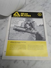ARPS REAR BLADES CATALOG LITERATURE SPECS FEATURES INFO BUYERS GUIDE 15 7 150