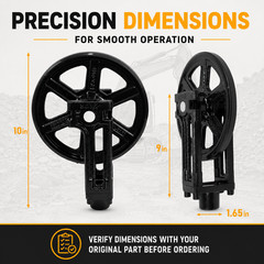 For Mini Excavator Track Idler Wheel Assembly Front Idler ISDZJL-H12 New
