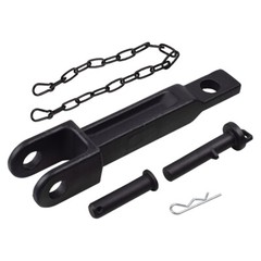 A20-6014 Single Tow Hook for Peterbilt & Kenworth w/ Pull Pin Frame Pin A65-6008