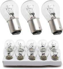 10-Pack 6V 21/5W Tail Brake Light Bulb Assemblies for Car and Motorcycle Replace