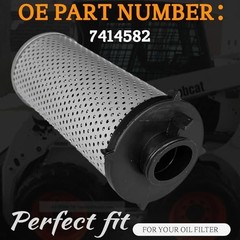 Hydraulic Oil Filter with 2 O-Rings for Bobcat T450 S510 S530 T590 T595