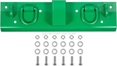 For John Deere Compact Tractor Bolt on Grab Hooks & D Rings & 2″ Receiver