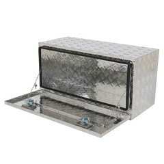 36″ Aluminum Under Body Toolbox 5 Bar Tread Silver