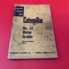 CAT CATERPILLAR NO.12 12E MOTOR GRADER SERVICE SHOP REPAIR MANUAL Book 8T1-UP