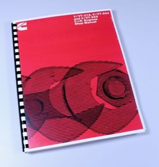 Cummins Diesel V/Vt-378 504 555 Cid Engines Service Repair Shop Manual Shop Book