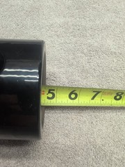 Auger Adapter 2-9/16 Inch Round Unit Female to 2 Inch Round Bit Male Made In USA