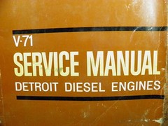 GM GENERAL MOTORS DIESEL V 71 V-71 SERVICE MANUAL