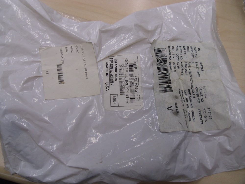 GM GMC General Motors Genuine OEM Fuel Line 97371994 8-97371-994-2 Pipe Asm K3