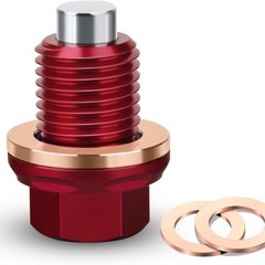 Magnetic Oil Drain Plug 7075 Aluminum CNC Craft with WasherSize:M14x1.5 plug