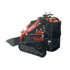 AGT 0.75Ton Mini Skid Steer Stand-On Compact Track Loader 13.5HP Gasoline Engine