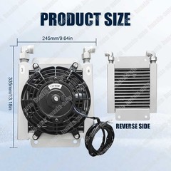 AGT Radiator Plus Hydraulic Fan For 1-1.8 ton AGT Mini Excavators H12-QH12SRQ
