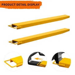 Pallet Fork Extension for Forklift Truck 60” 72” 84” 96” Length Truck Steel