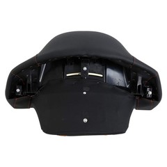 Wrap Around Passenger Backrest Pad Touring Electra Glide 2014-2023 Black Orange