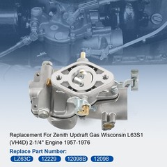 CARBURETOR 12098 FOR WISCONSIN GAS L63S1 (VH4D) 2-1/4″ MOUNT 1957-1976 CARB NEW