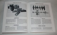 Ferguson A-BO-22 A-BO-32, 3 Point Lift Type Tandem Disc Harrow Operators Manual
