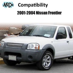 2001-2004 Nissan Frontier Front Upper Main Solid Aluminum Polished Billet Grille