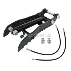 Single Hole Metal Grab For Mini Excavators Attachments Hydraulic Thumb Clip