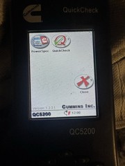 Cummins QuickCheck QC5200 Diagnostic Tool Mechanic Fleet ECM Access