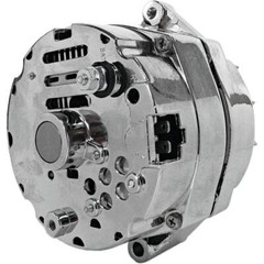 Chrome 10SI Alternator 12V 105A New External Fan 1 Year Warranty