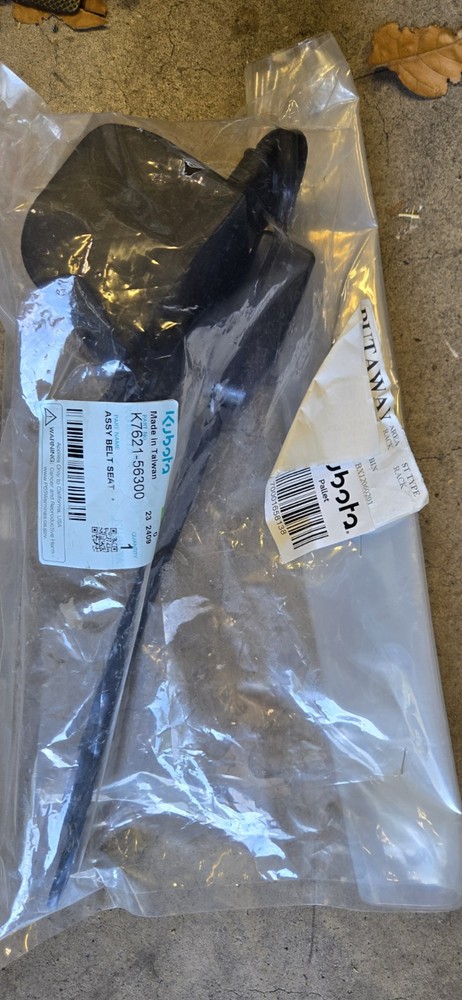 Kubota 1400 UTV Seat Belt Assembly K7621-56300