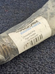 Paccar 6262: 1-3/8 inch Threaded Spring Pin 7.375 inches Long