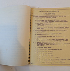 Vintage Operating Manual for Lee Wilson Radiant Tube Fire Annealing Equipment