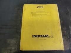 Ingram 4-6 Ton Tandem 8-10 Ton 3 Wheel 35 Ton Pneumatic Rollers Parts Book