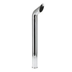 Exhaust Stack – 3-15/16″ FL x 48″ Curved Chrome fits John Deere 4430 4440 4450