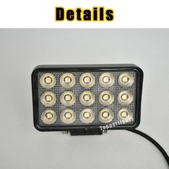 6×4 LED work lights Kit Fit Kubota RTV 900/1100 Series Utility Vehicle Bumper